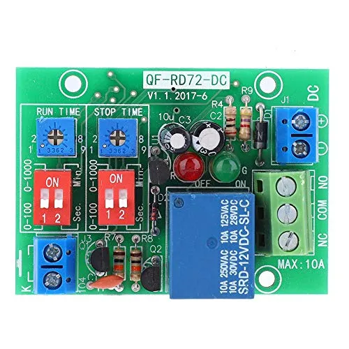 Garosa RD72-DC-12V module relais cyclique 12 V temporisé