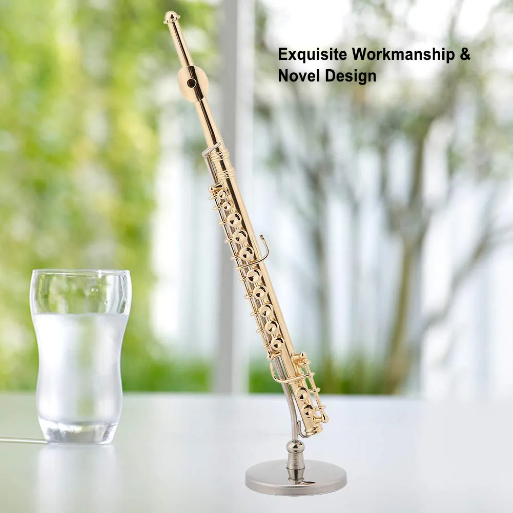 Garosa Mini trompette décorative en laiton doré 15 cm