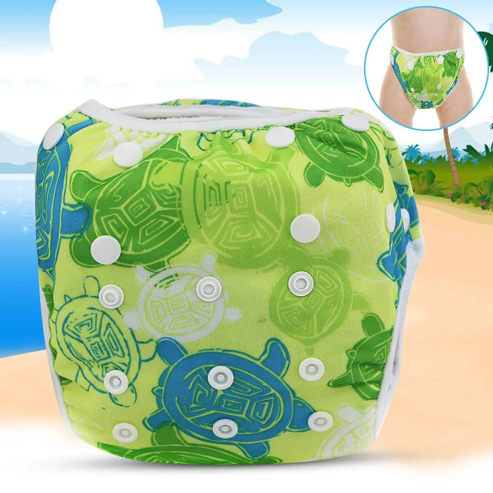 Garosa couche de bain bébé taille réglable tortue réutilisable