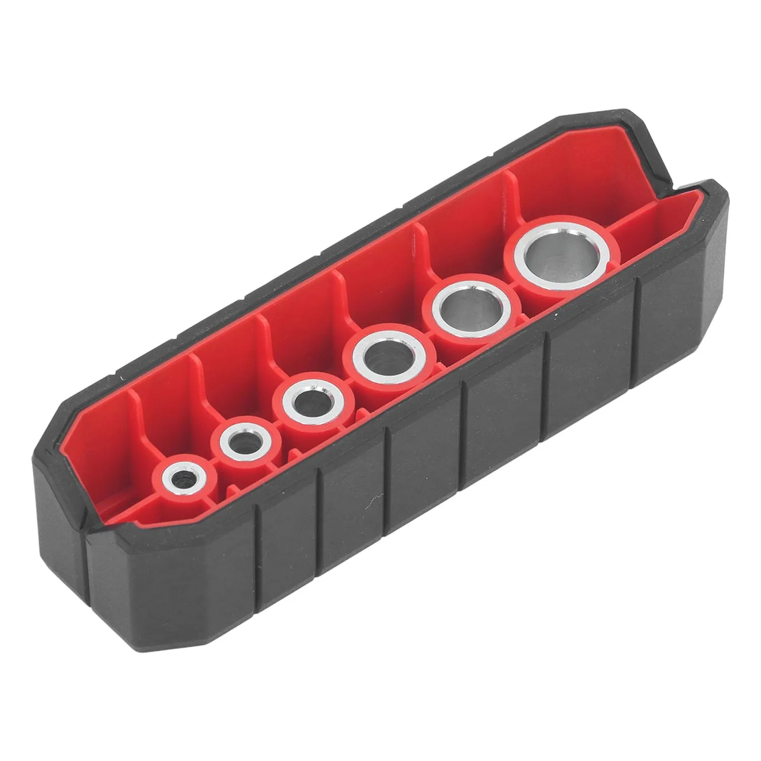Garosa Guide de perçage portable 90° avec 6 bagues acier