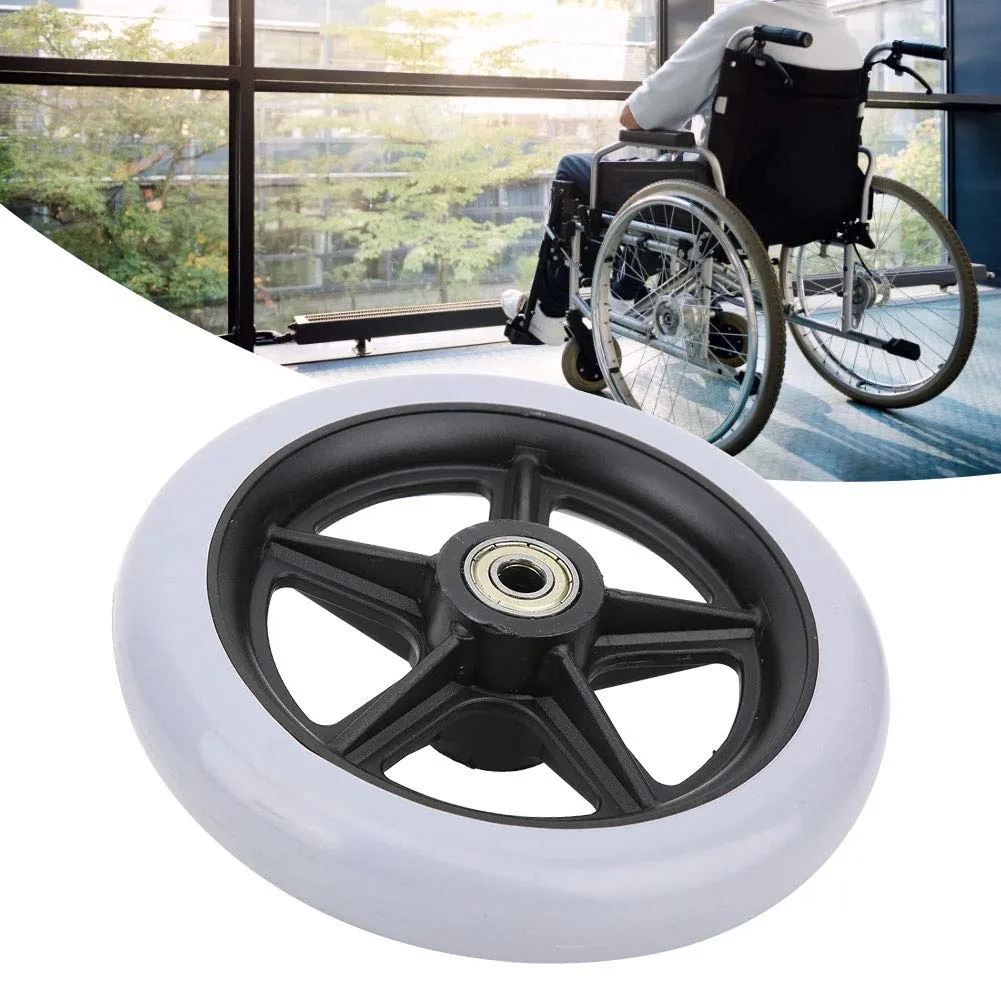Garosa roue avant de fauteuil roulant 6 pouces en caoutchouc 147 mm