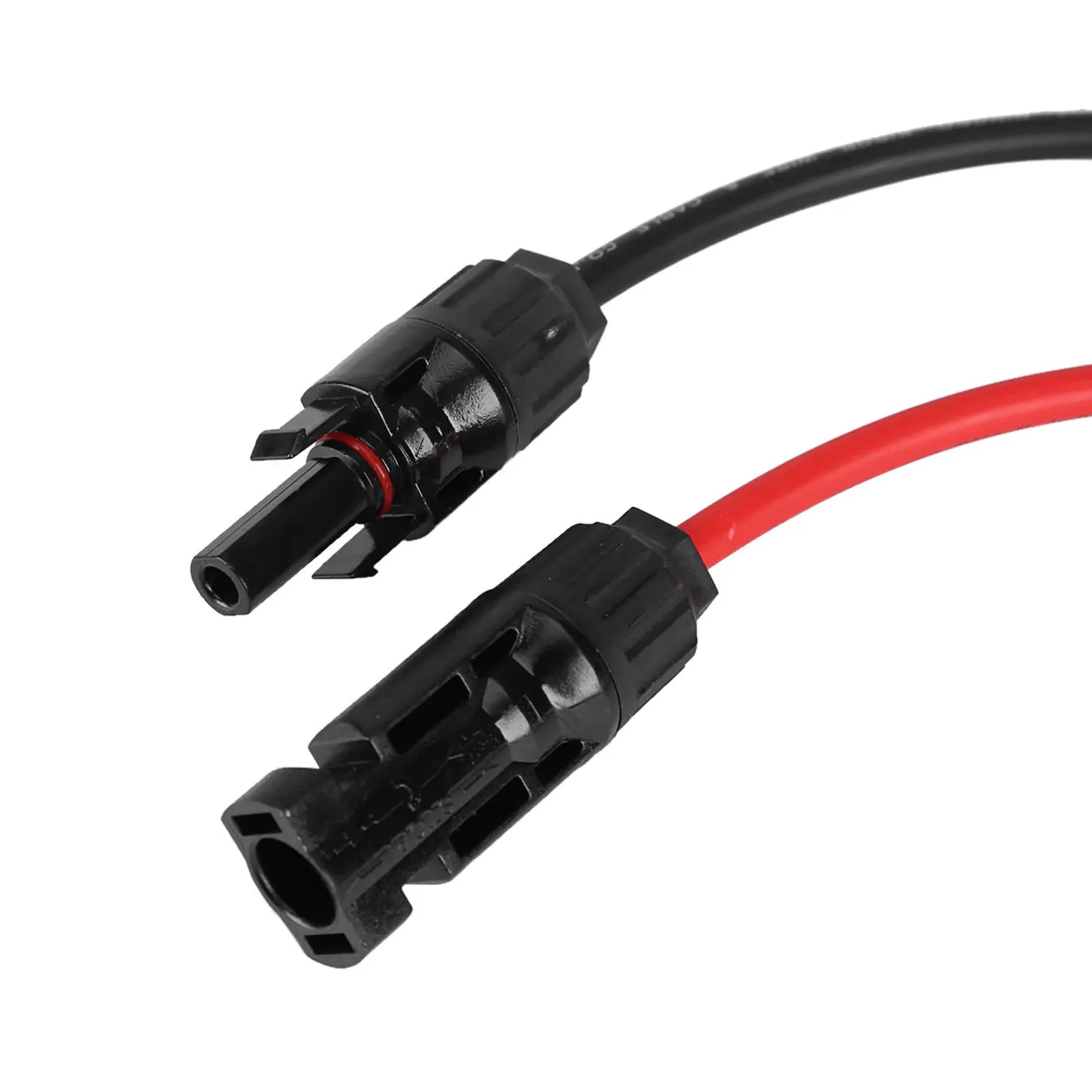 Garosa paire de câbles solaires MC4 2,5 mm rouge noir parallèle
