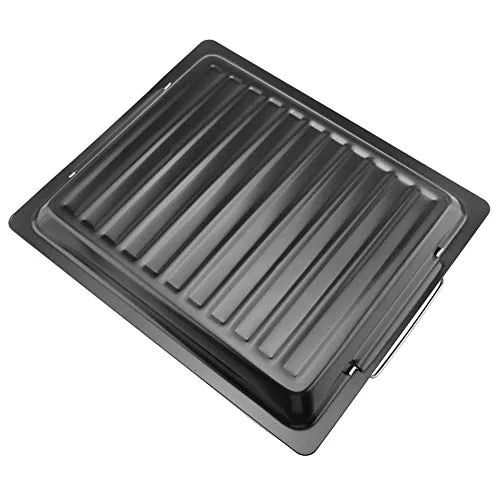Garosa plaque de barbecue inox 30 × 25 cm antiadhésive