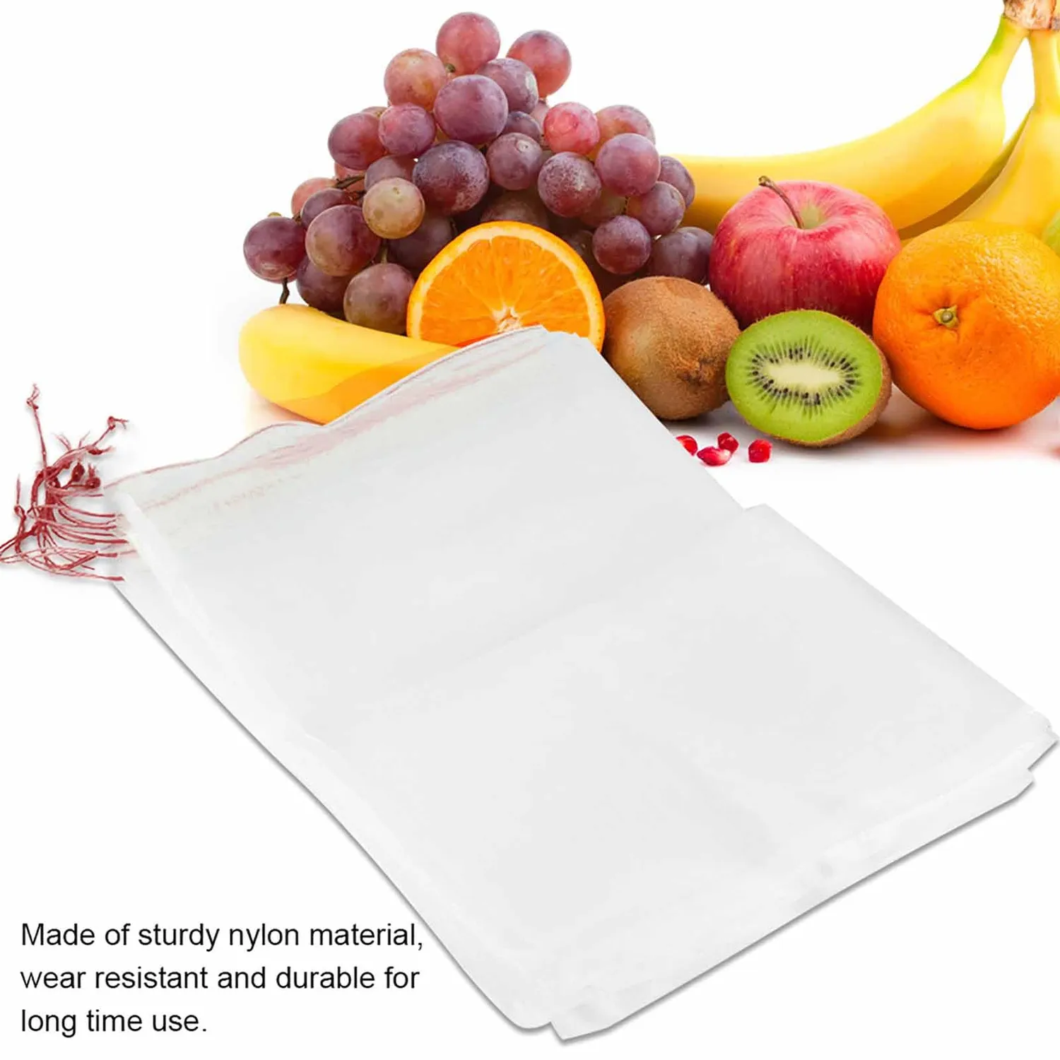 Garosa Sacs de protection pour fruits 45 × 30 cm lot de 10 en nylon