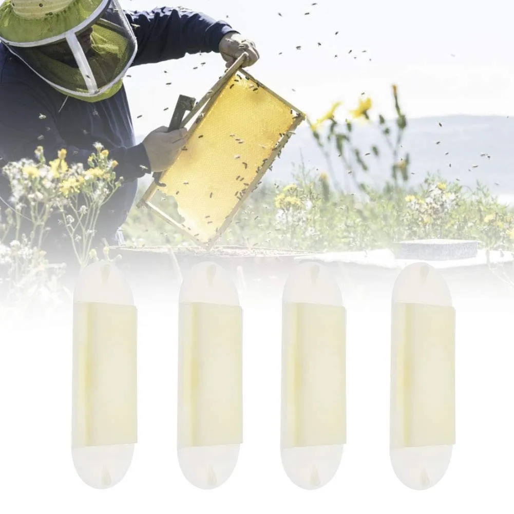 Garosa chasse-abeilles plastique ruche lot de 4 blanc