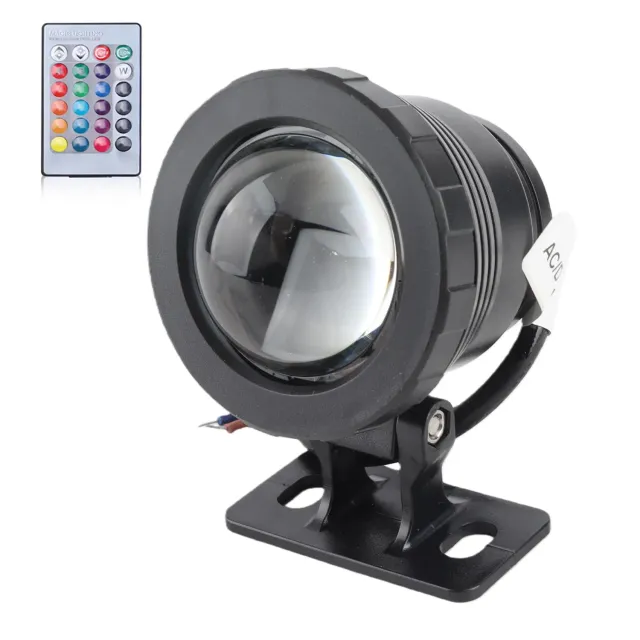 Garosa projecteur LED RGB 12 V 10 W étanche noir