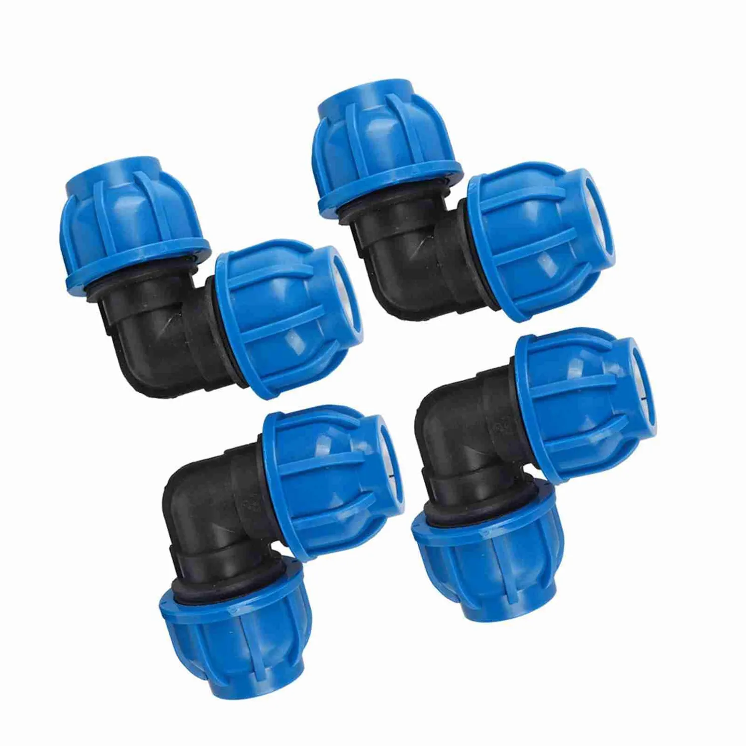 Garosa raccord coudé tuyau 32 mm, lot de 4, plastique PE