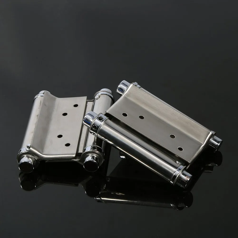 Garosa charnière à ressort double action 3 pouces, lot de 2 en inox