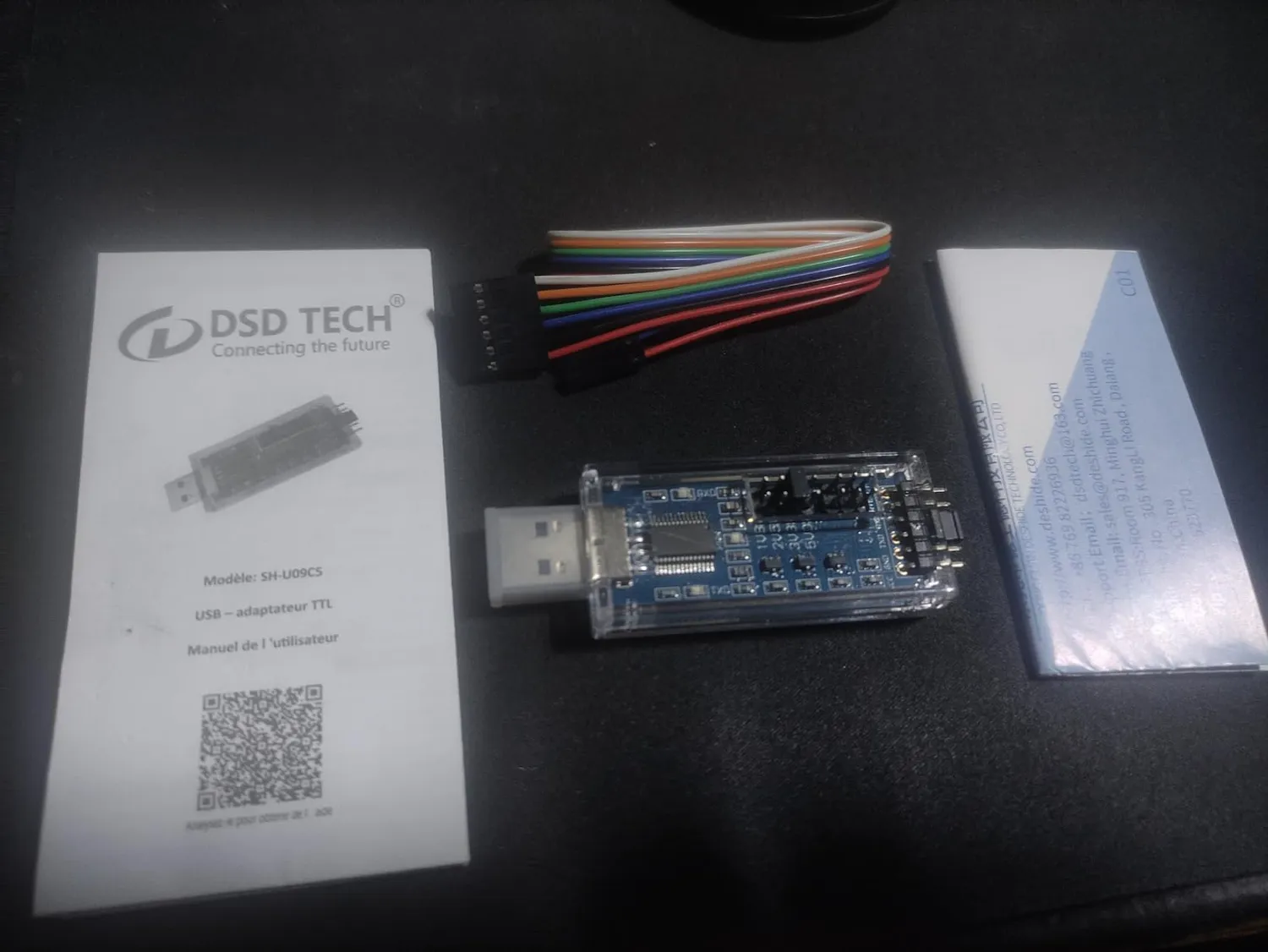 DSD TECH SH-U09C5 adaptateur USB TTL FTDI 1,8–5 V
