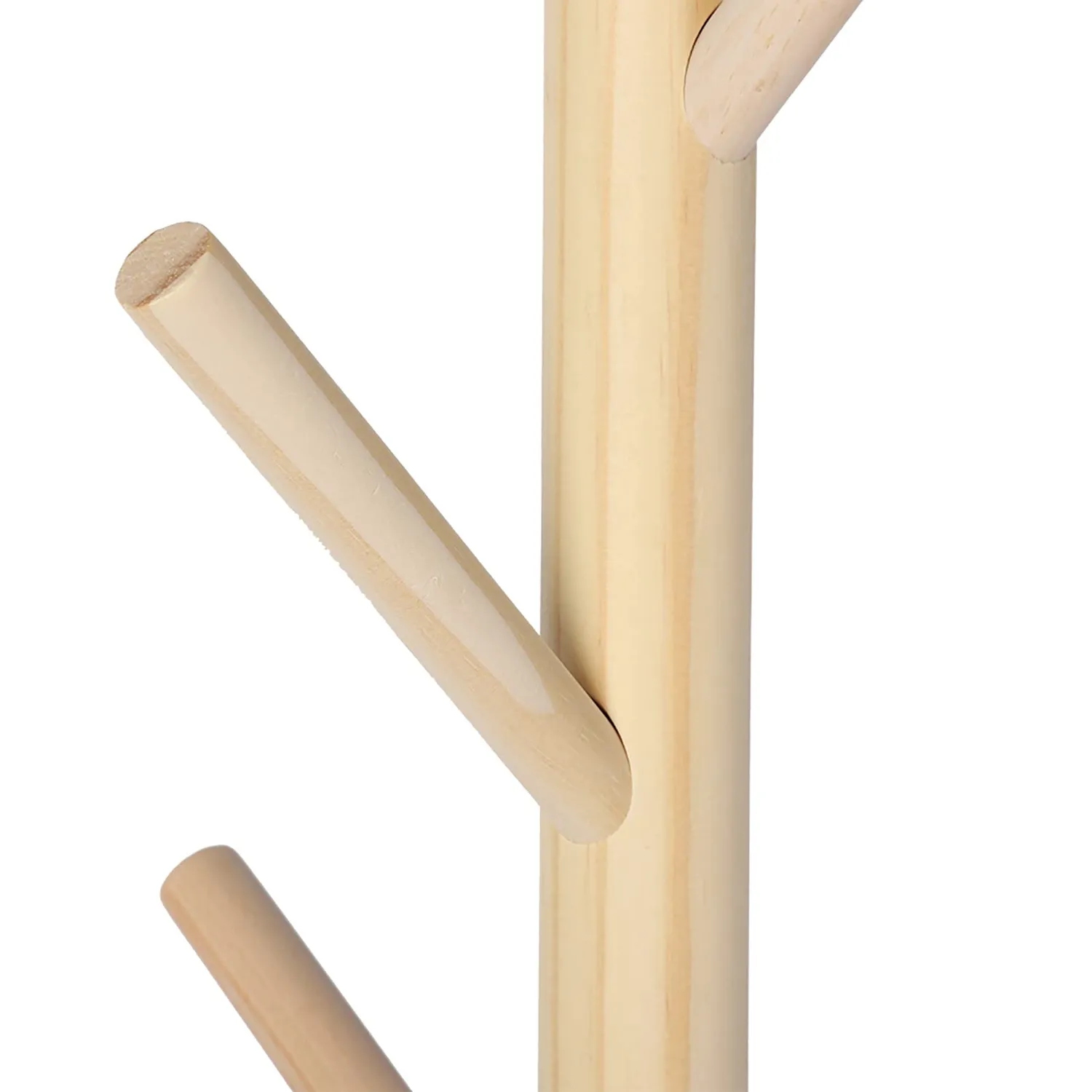 Garosa porte-manteau sur pied arbre bois naturel