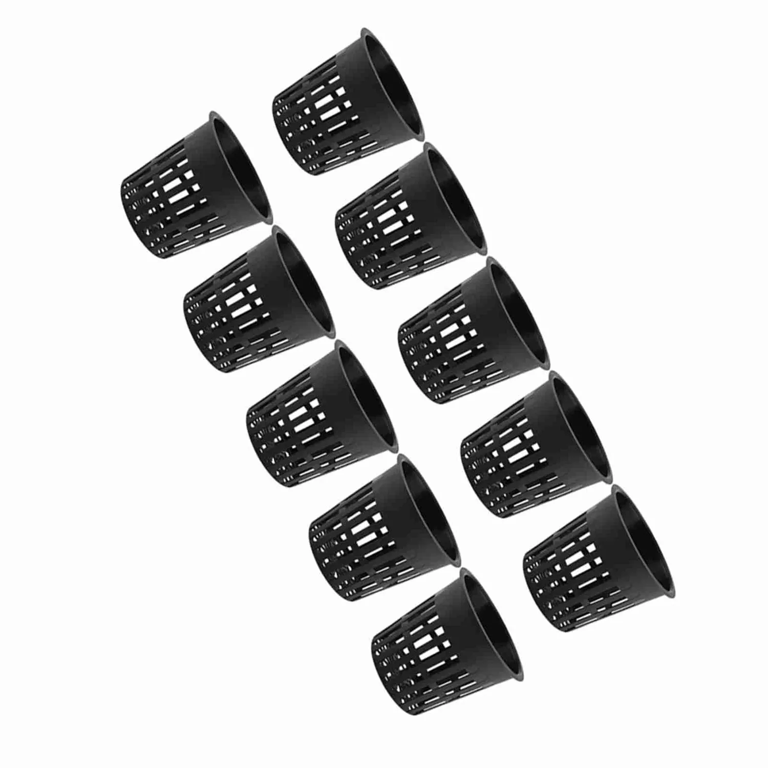 Garosa paniers hydroponiques 10 pièces noirs 10,8 cm réutilisables