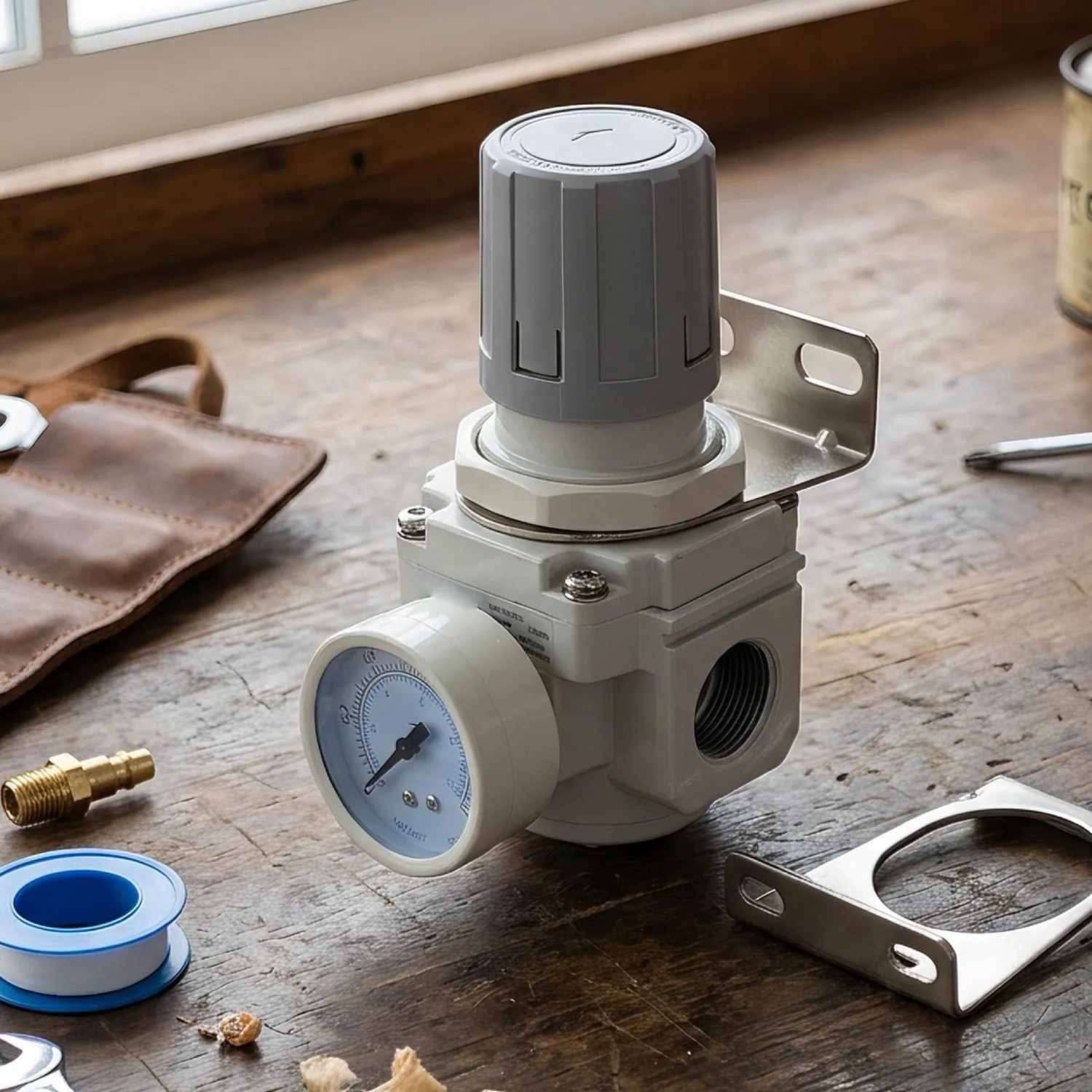 Garosa 3/4 NPT régulateur pression compresseur avec manomètre