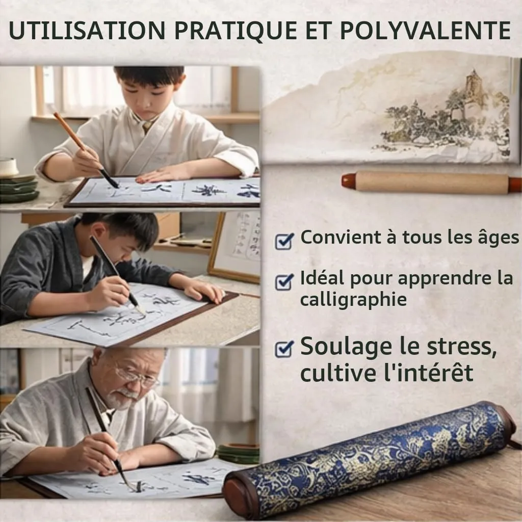 Garosa papier magique de calligraphie réutilisable pour écrire à l’eau