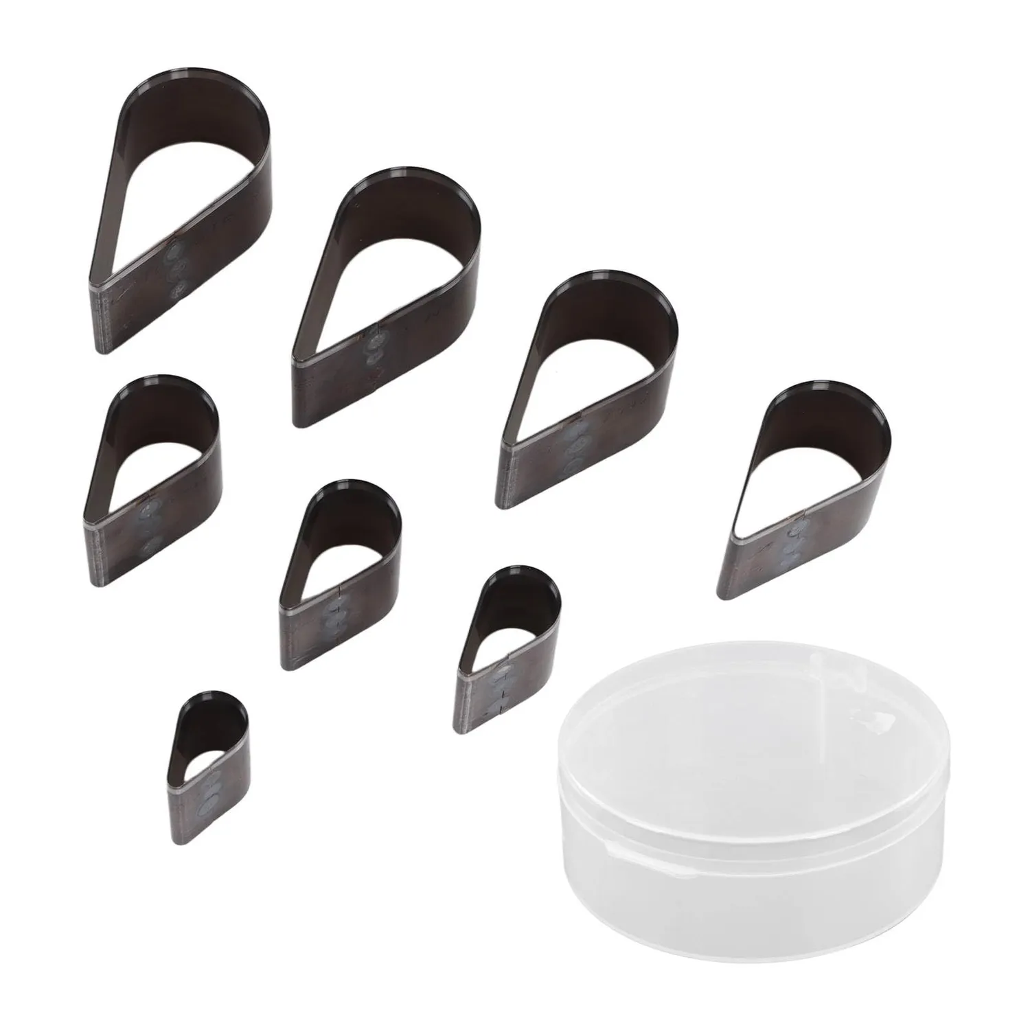 Garosa emporte-pièces cuir larme acier coffret 8