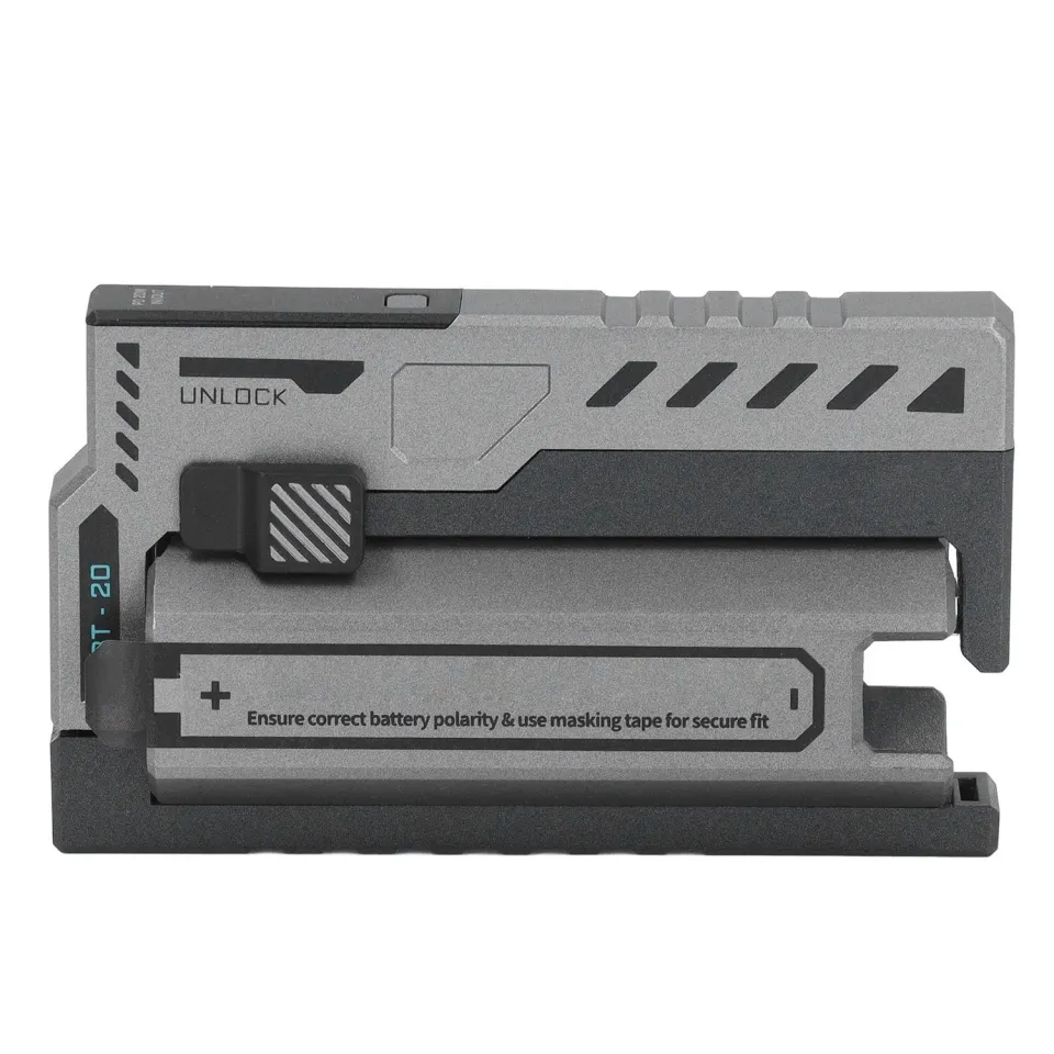 Garosa chargeur portable 2 en 1 batterie 20700 15W argent