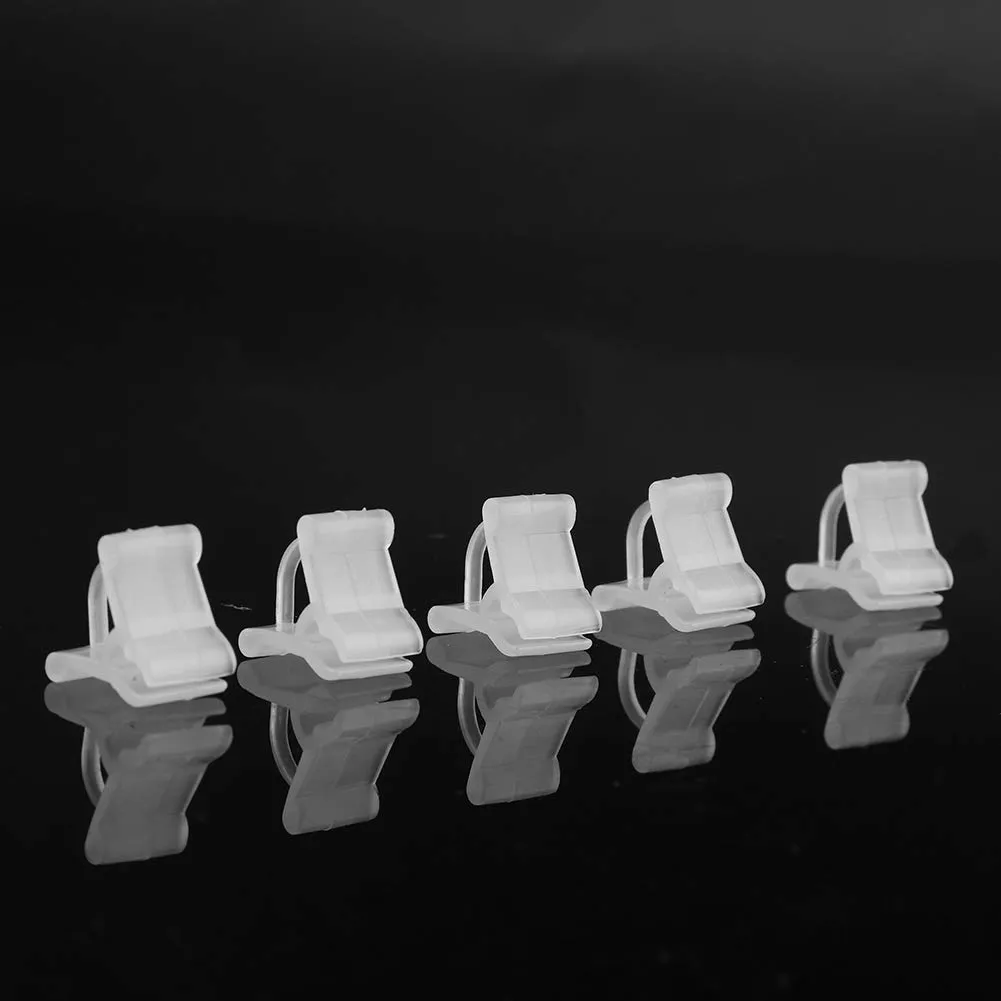 Garosa Clips de greffage pour plantes, 100 pièces transparentes