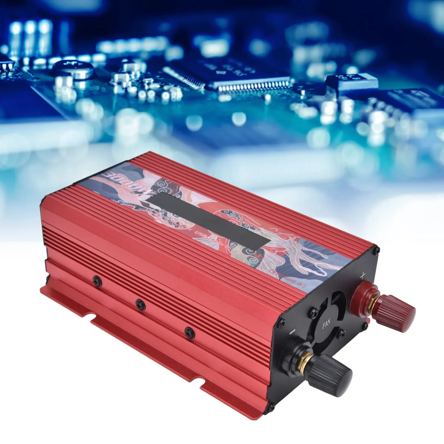 Garosa convertisseur 300 W 12 V 220 V sinusoïde pure rouge