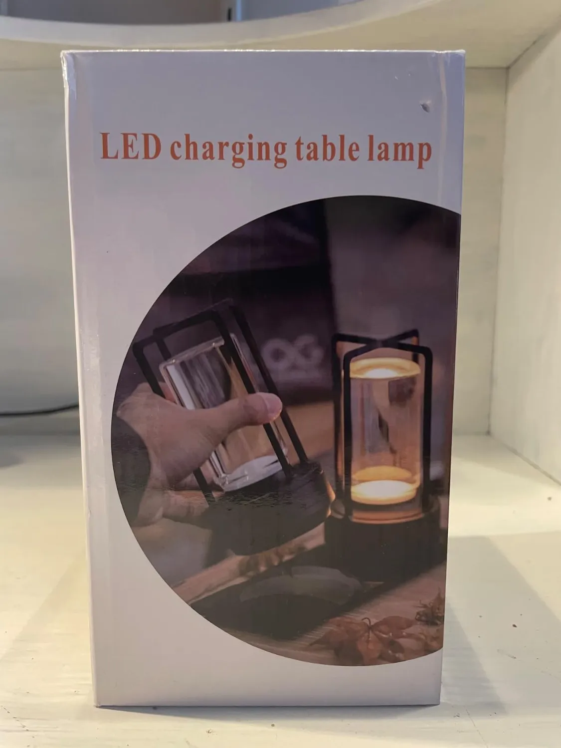 Garosa lampe de table LED tactile sans fil 3 couleurs cristal