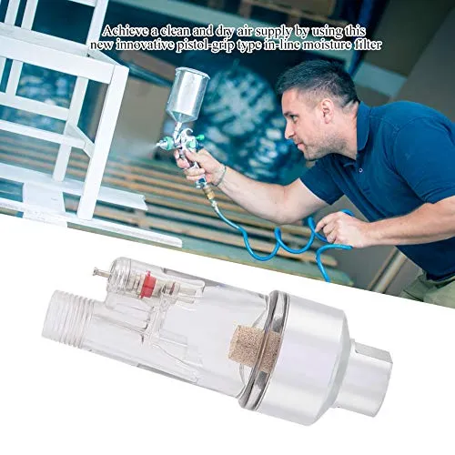 Garosa filtre à air pour aérographe 1/8″, 5 microns en métal