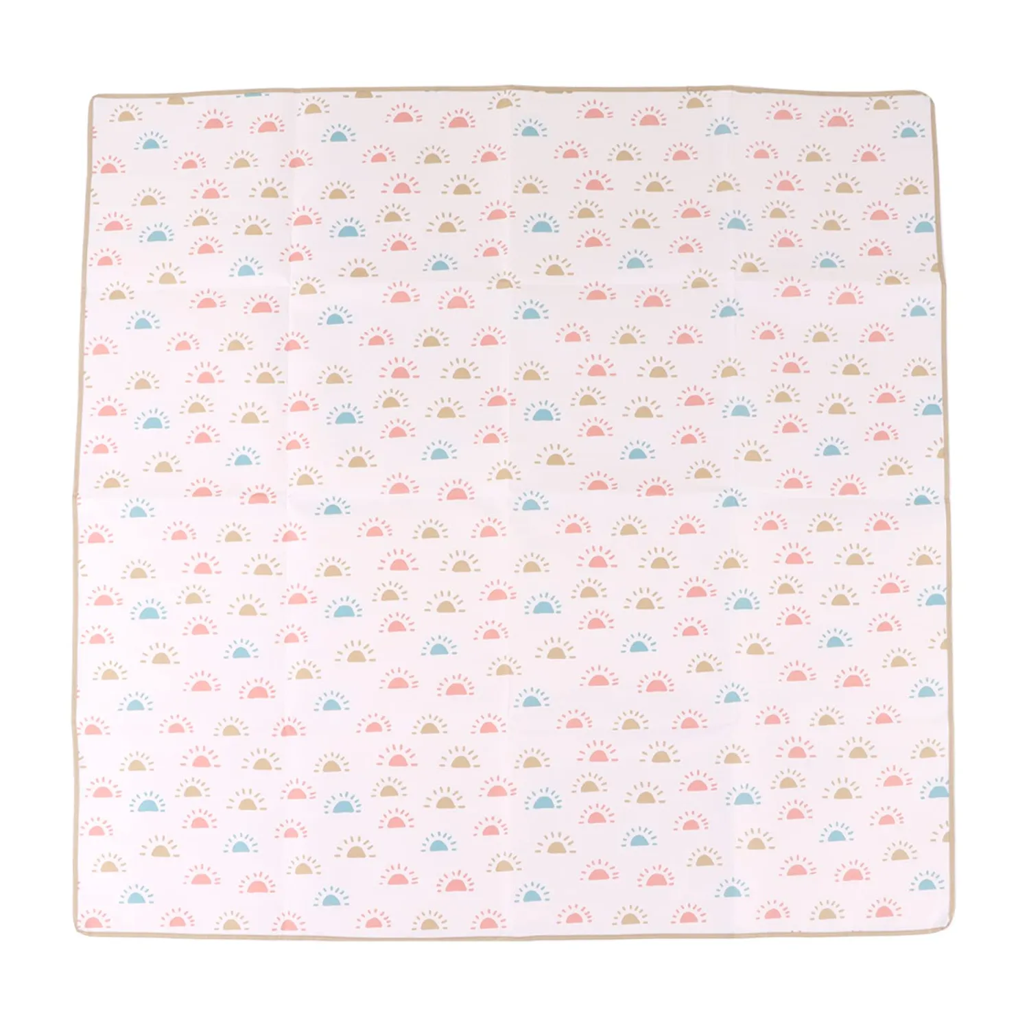 Garosa tapis chaise haute bébé 110x110cm réversible imperméable