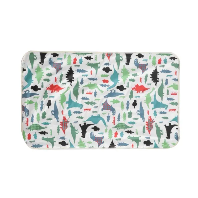 Garosa tapis bébé 75 × 120 cm dinosaure vert imperméable