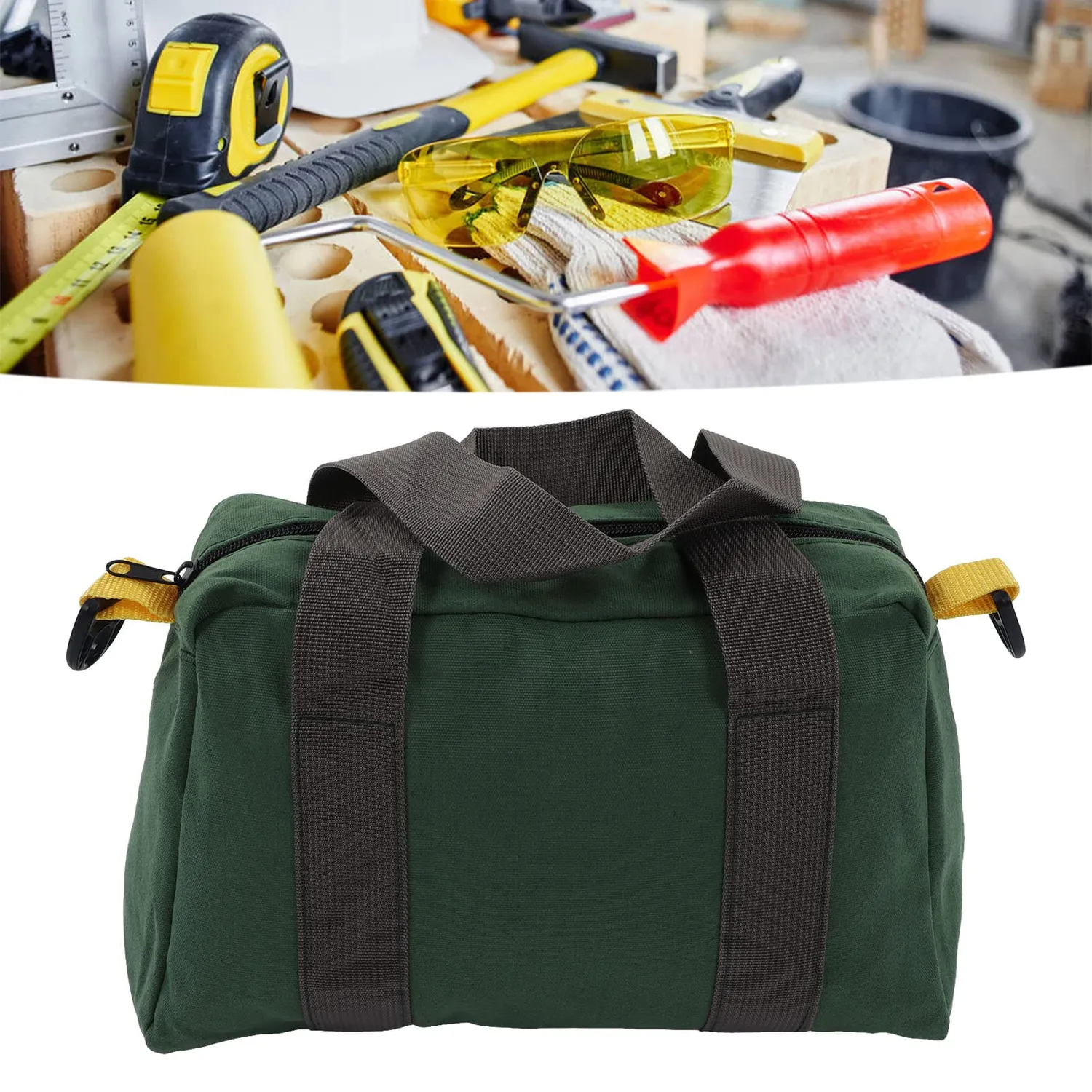 Garosa sac outils électricien toile 36 cm large bouche