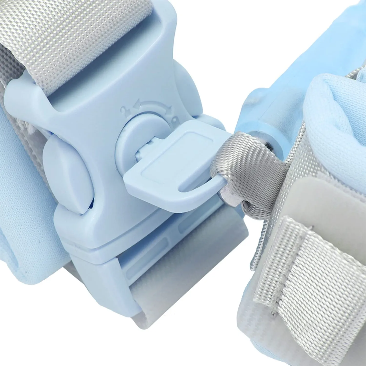 Garosa laisse anti-perte enfant 2 m bleue avec bracelet réglable