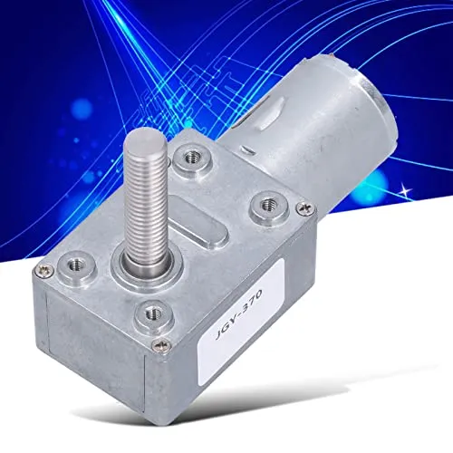 Garosa JGY-370 Moteur Réducteur 12V 150 RPM Arbre M8 Fileté