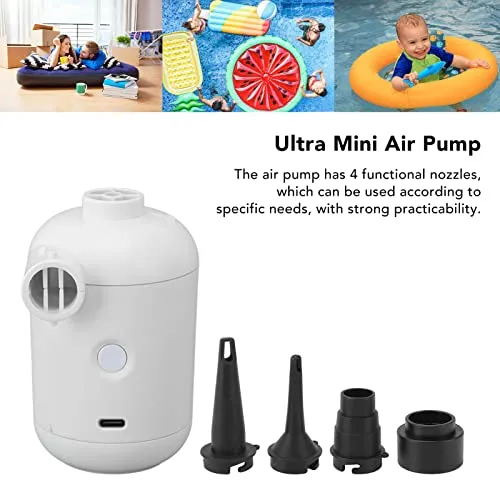 Garosa Mini pompe à air électrique USB 4 buses