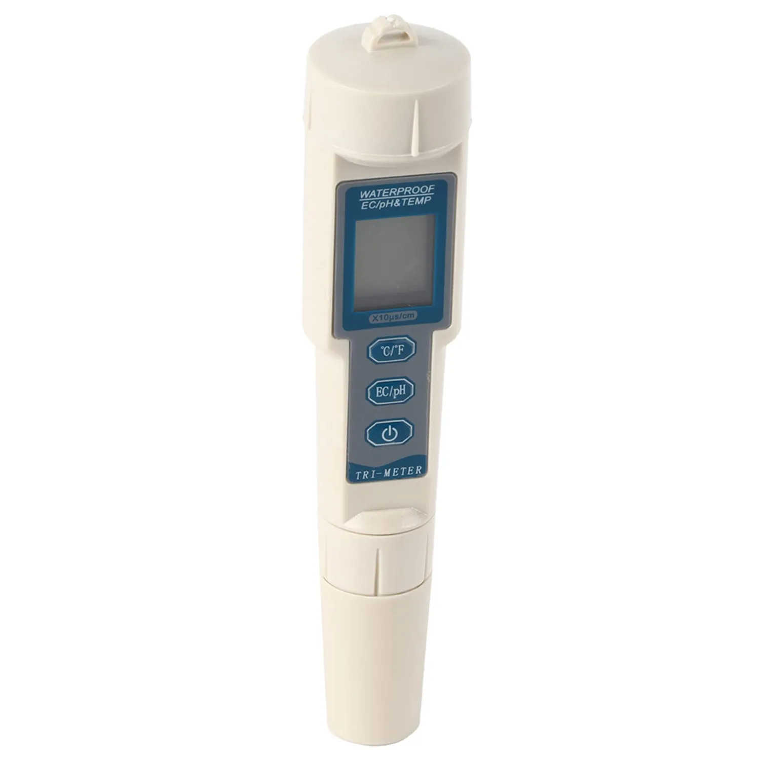 Garosa PH-mètre numérique 3 en 1 pH EC température, gris