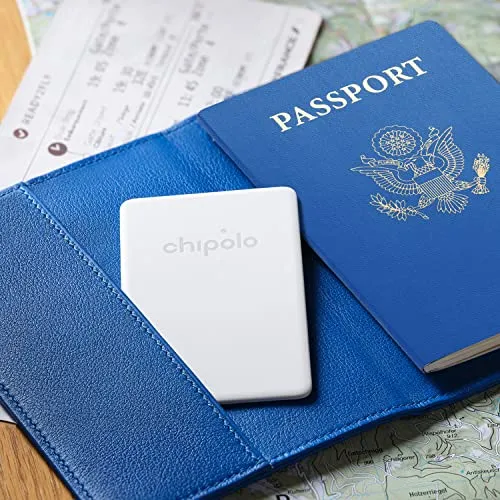 Chipolo CARD Point tracker portefeuille lot de 2 blanc cassé fin