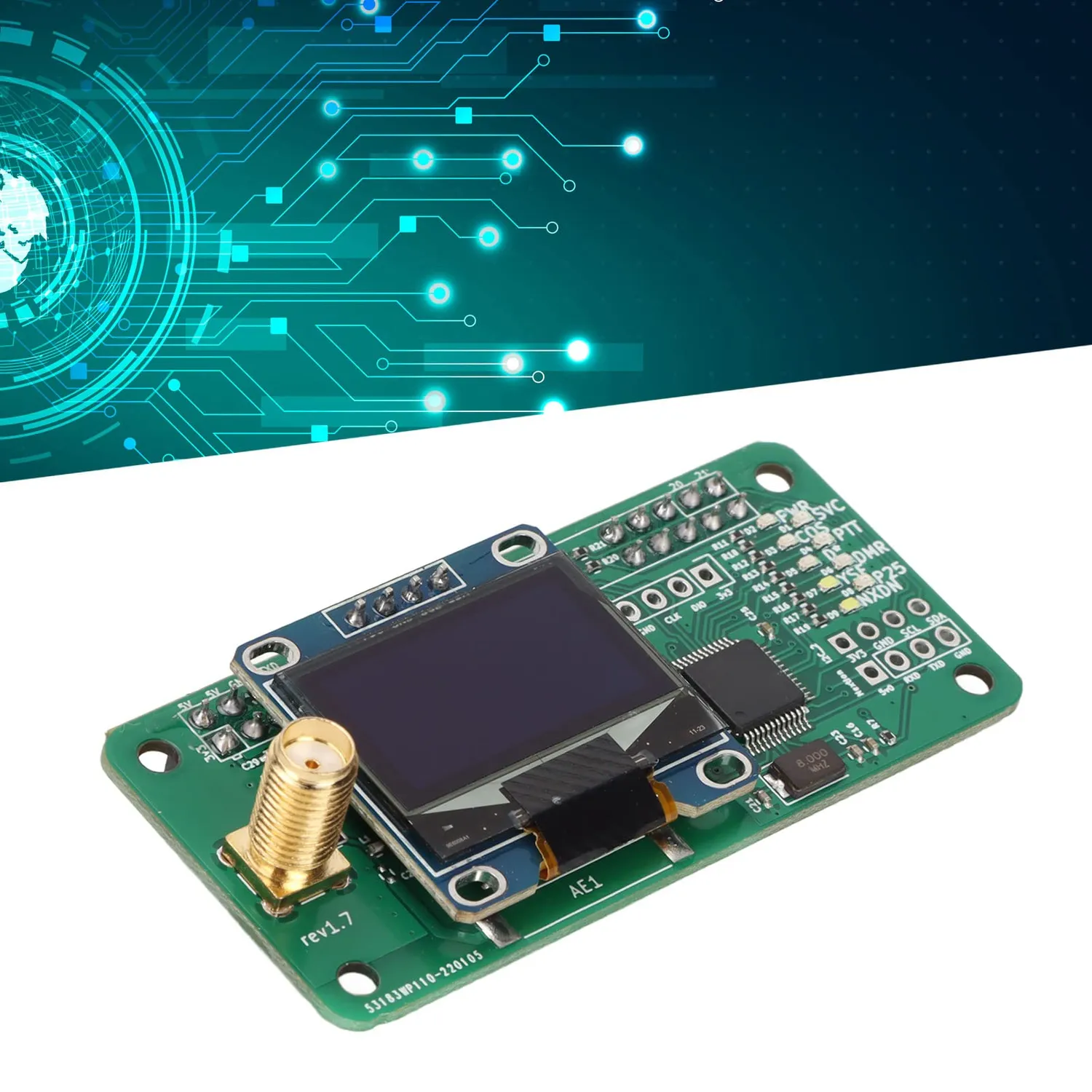 Garosa module hotspot MMDVM UHF VHF SMA LED