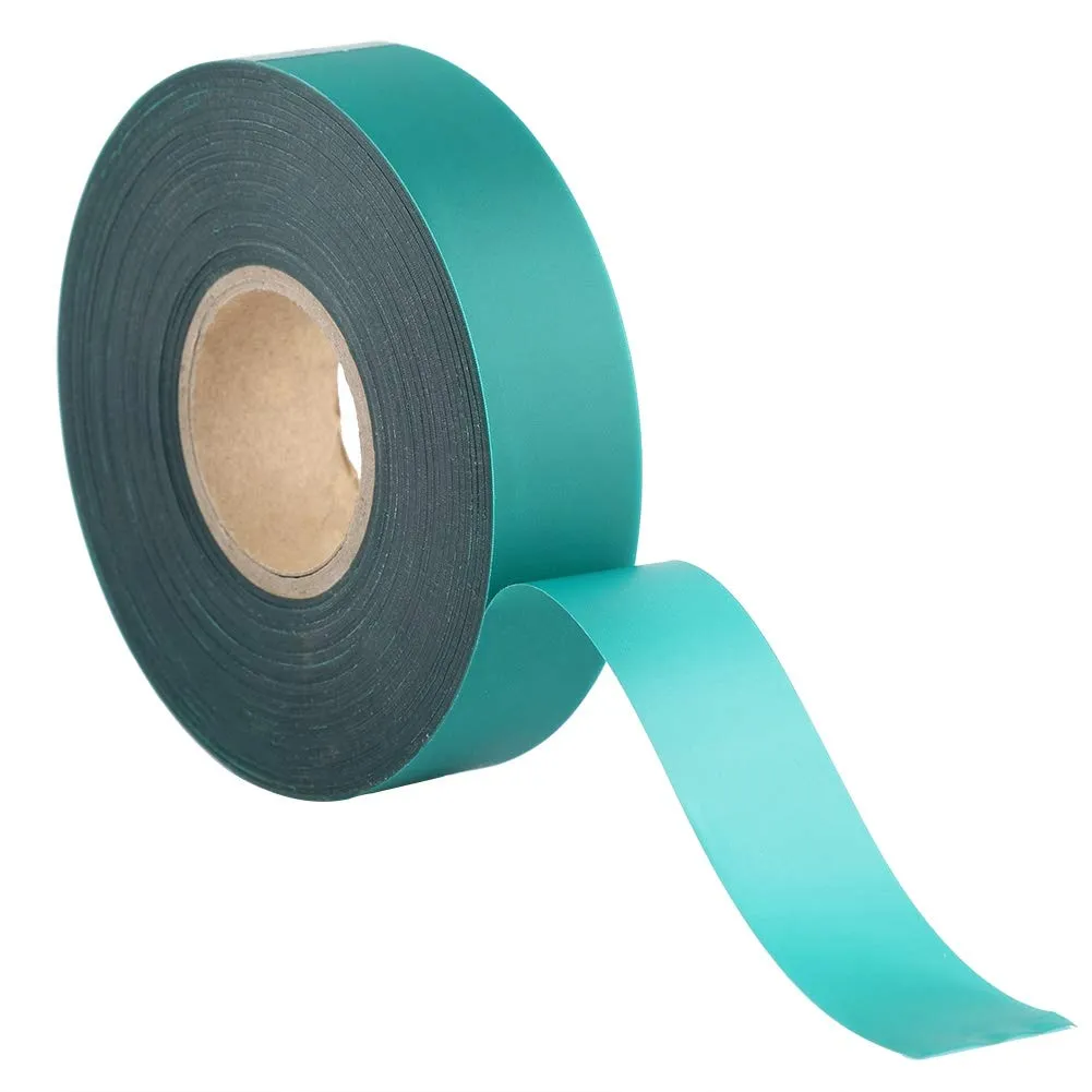 Garosa Ruban de greffage PVC vert 2,4 cm × 45 m