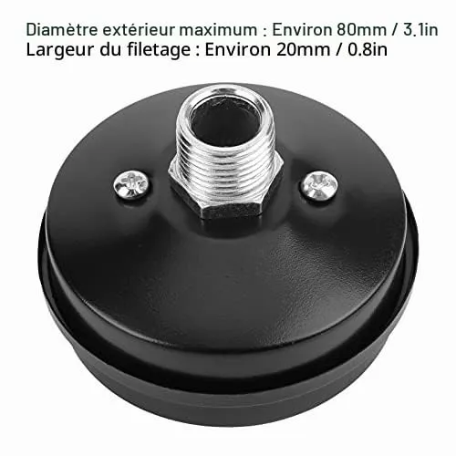 Garosa silencieux filtre compresseur 1/2 20mm 80mm