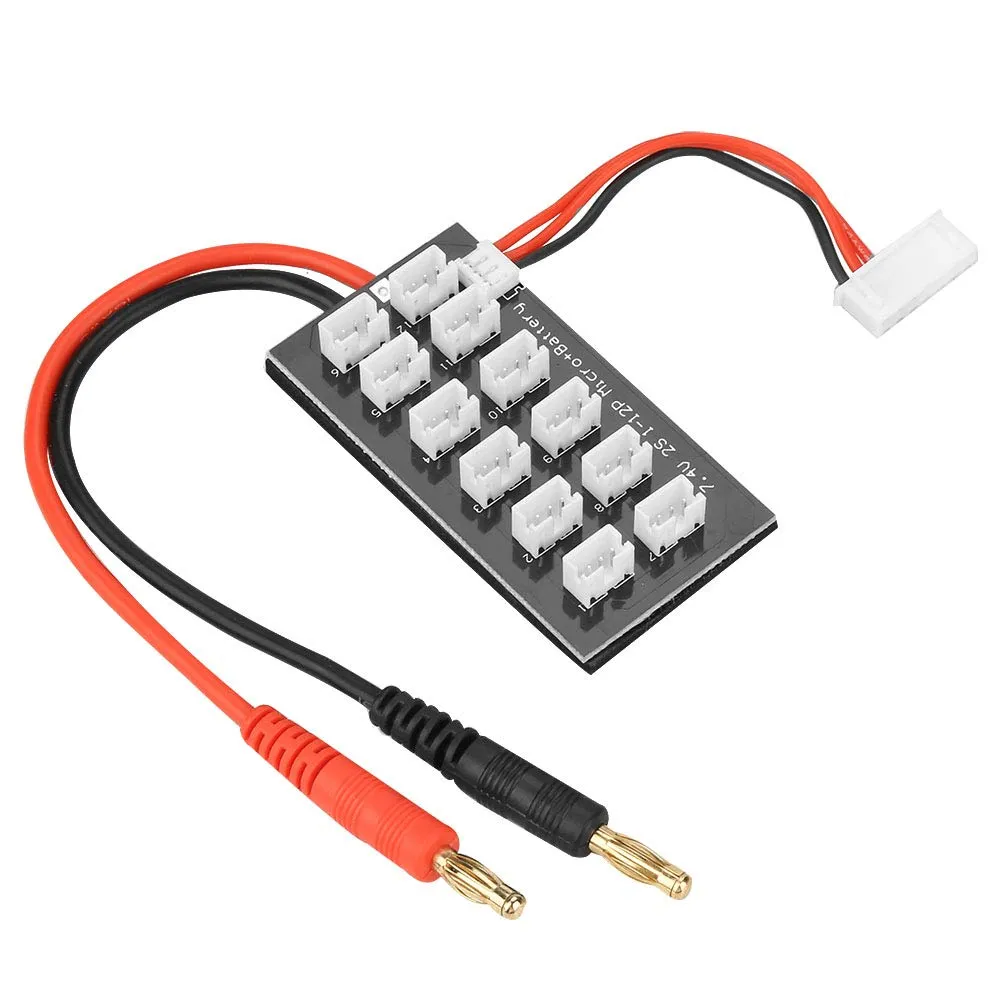 Garosa 7,4V 2S 12S carte parallèle LiPo JST PH B6