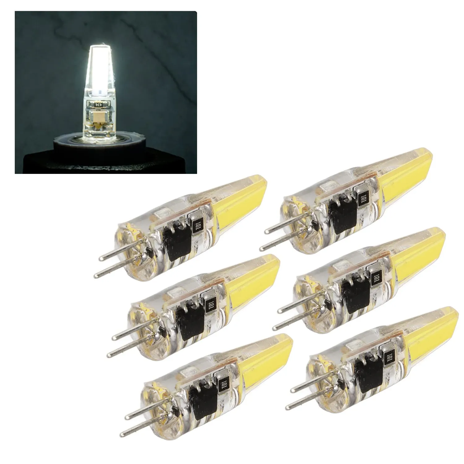 Garosa ampoule LED G4 6 W 500 lm, blanc froid, lot de 6