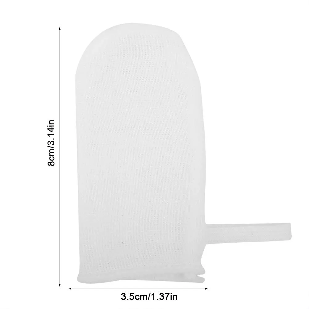 Garosa brosse à doigt bébé en coton gaze 6 pièces réutilisables