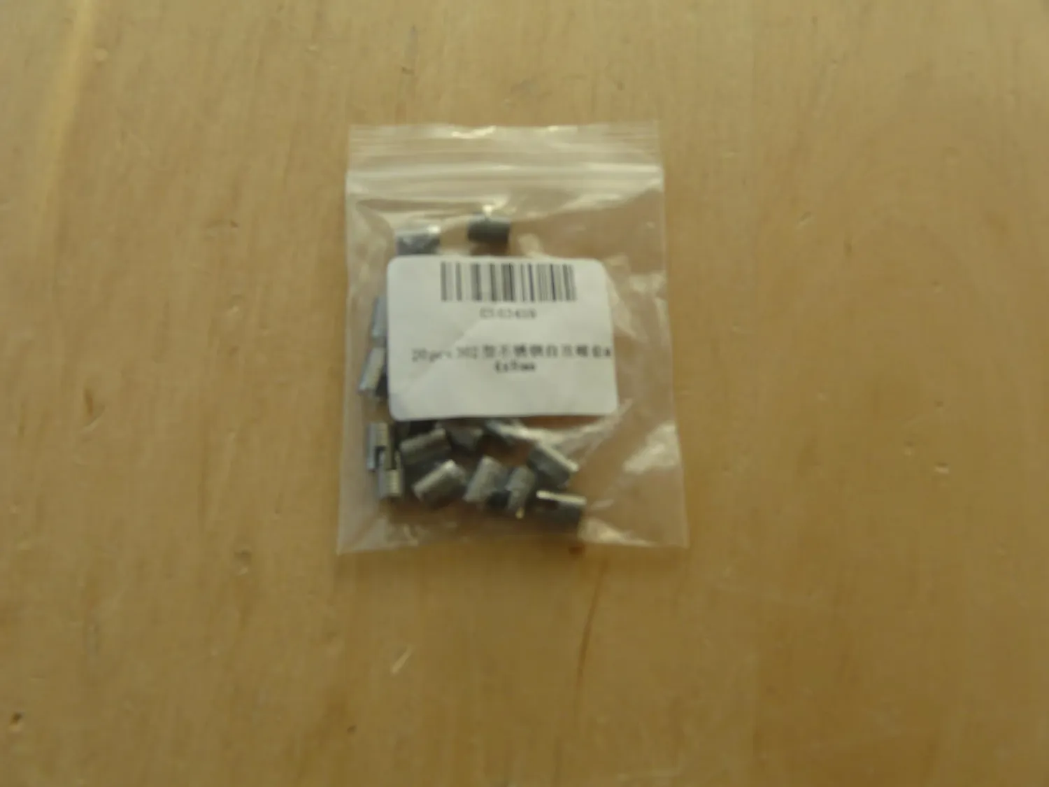 Garosa inserts filetés M4x8mm métal lot de 20