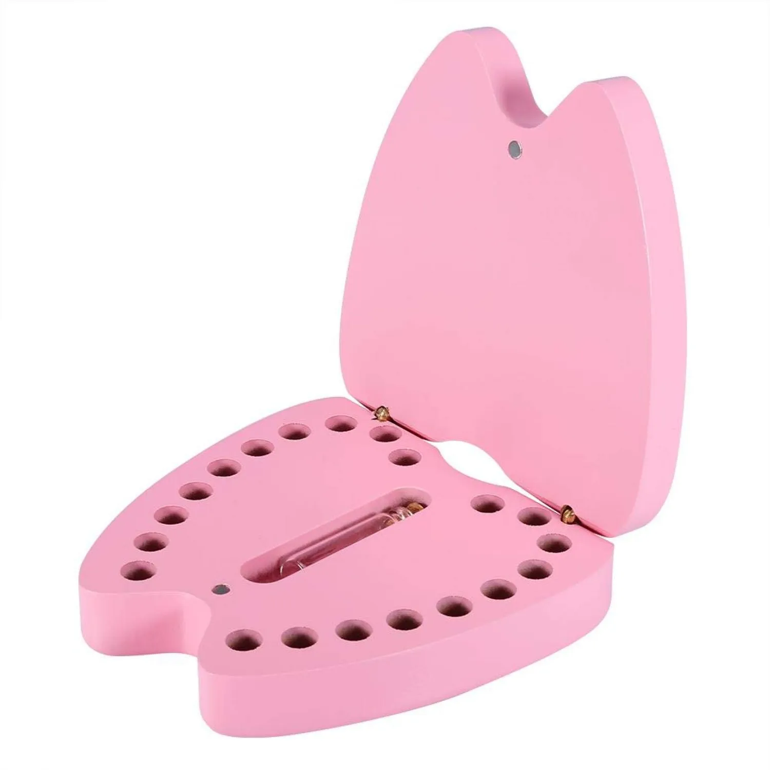 Garosa boîte à dents de bébé en bois 20 compartiments