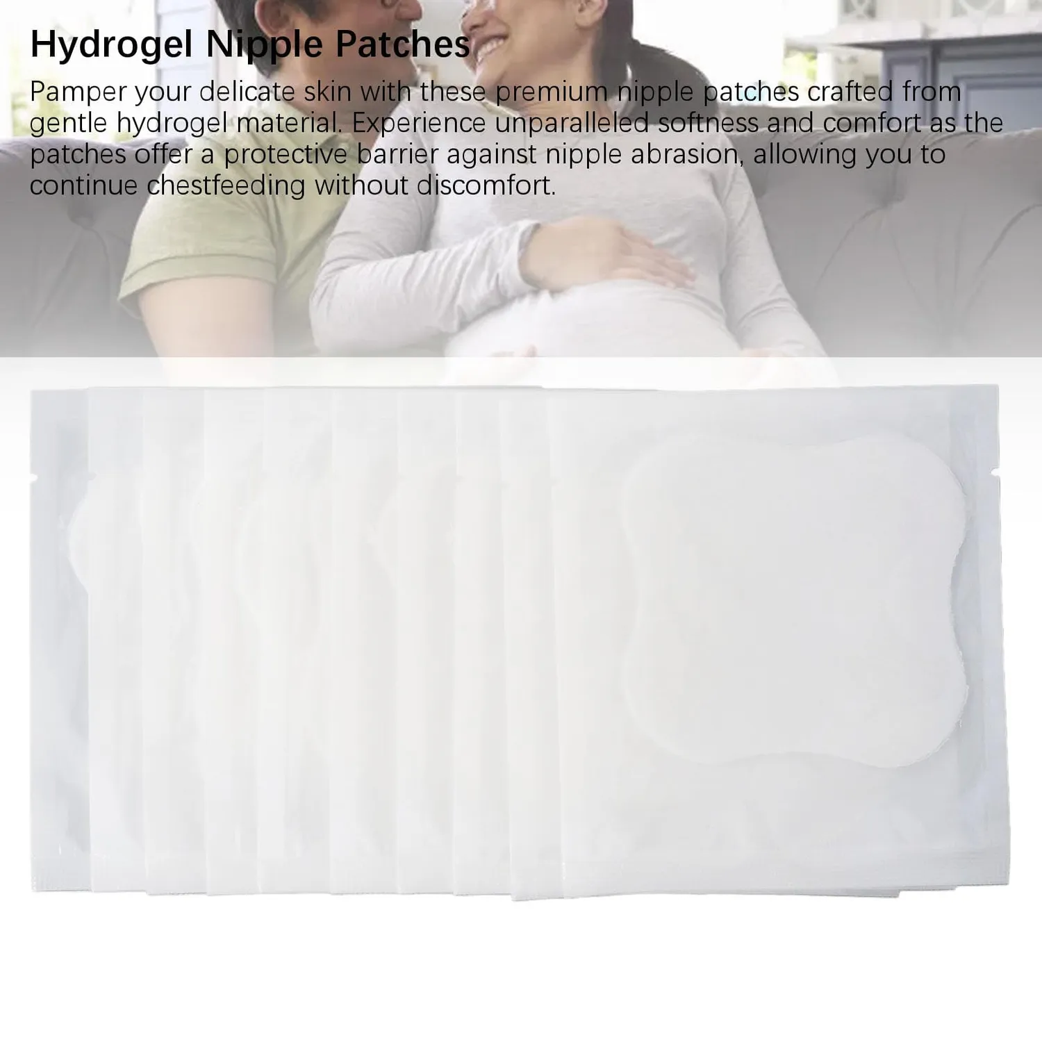 Garosa coussinets d’allaitement hydrogel 10 pièces réutilisables
