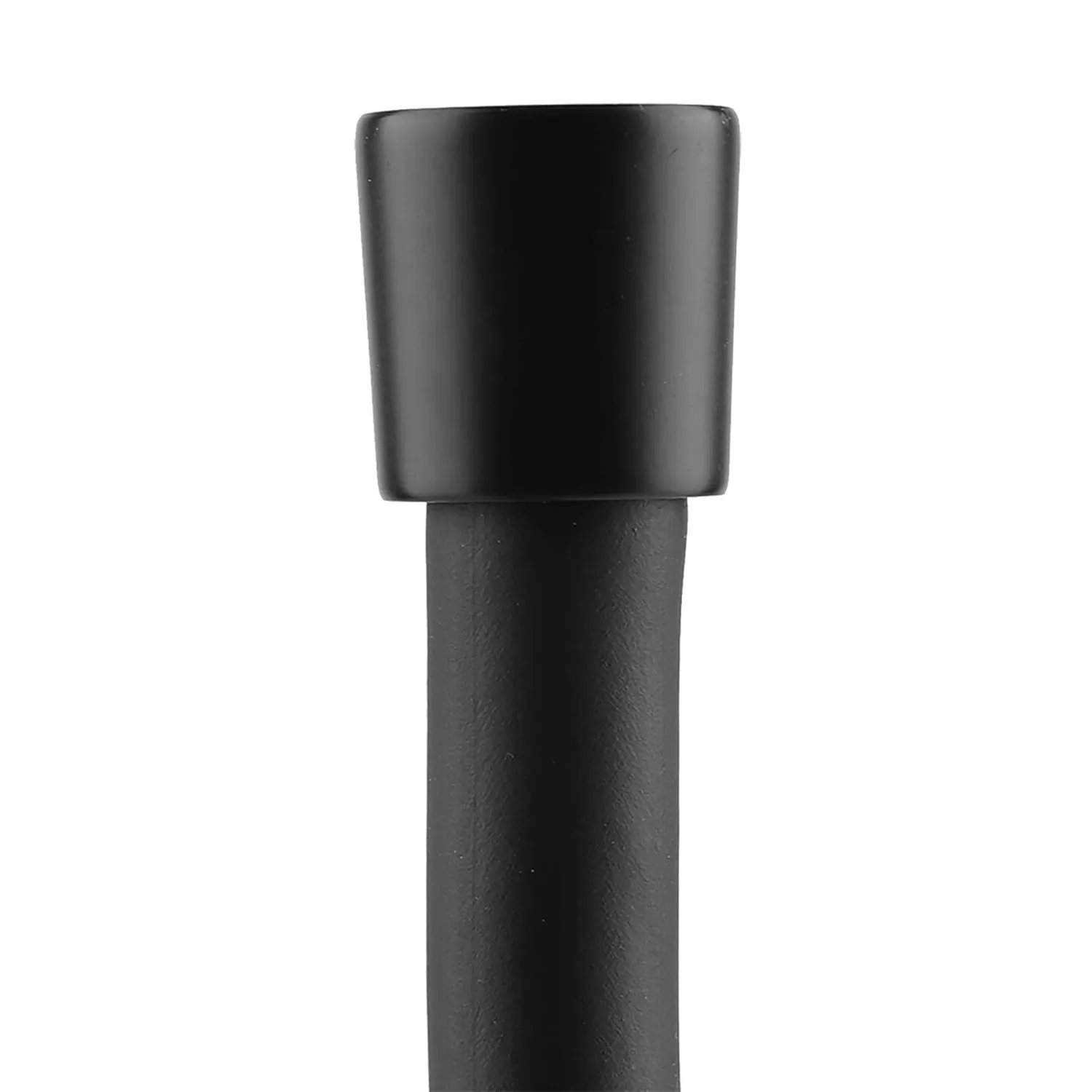 Garosa tuyau de douche PVC 1,5 m noir mat antienroulement