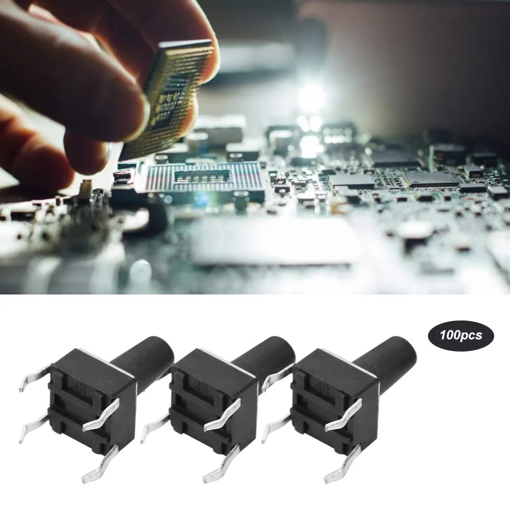 Garosa boutons tactiles 6x6mm DIP 12V lot 100