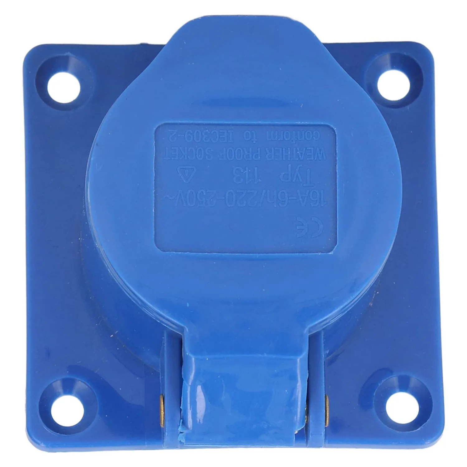 Garosa prise industrielle dissimulée 3 broches CEE IP44 bleue 220–250 V