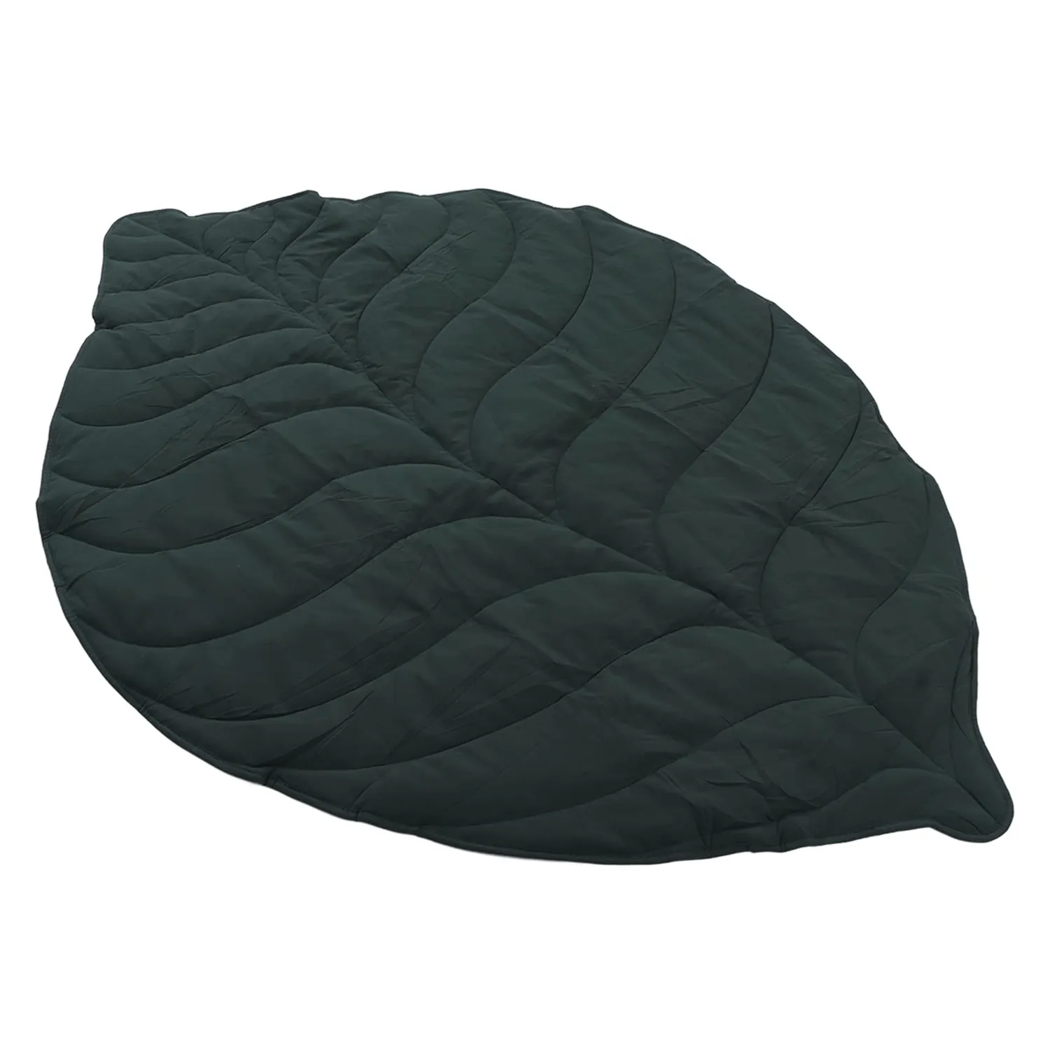 Garosa tapis de jeu bébé feuille verte 143 × 107 cm en coton