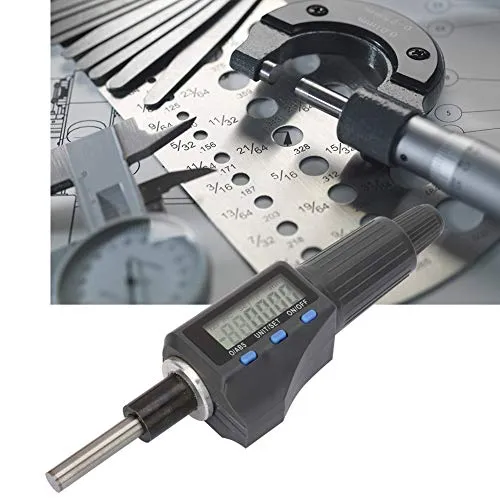 Garosa tête de micromètre numérique 0–25 mm résolution 0,001 mm