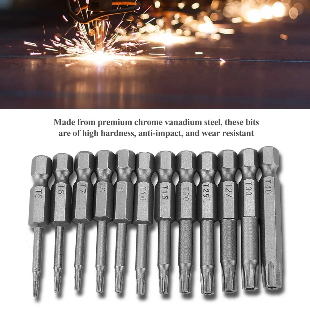 Garosa embouts Torx de sécurité 50 mm 12 pièces