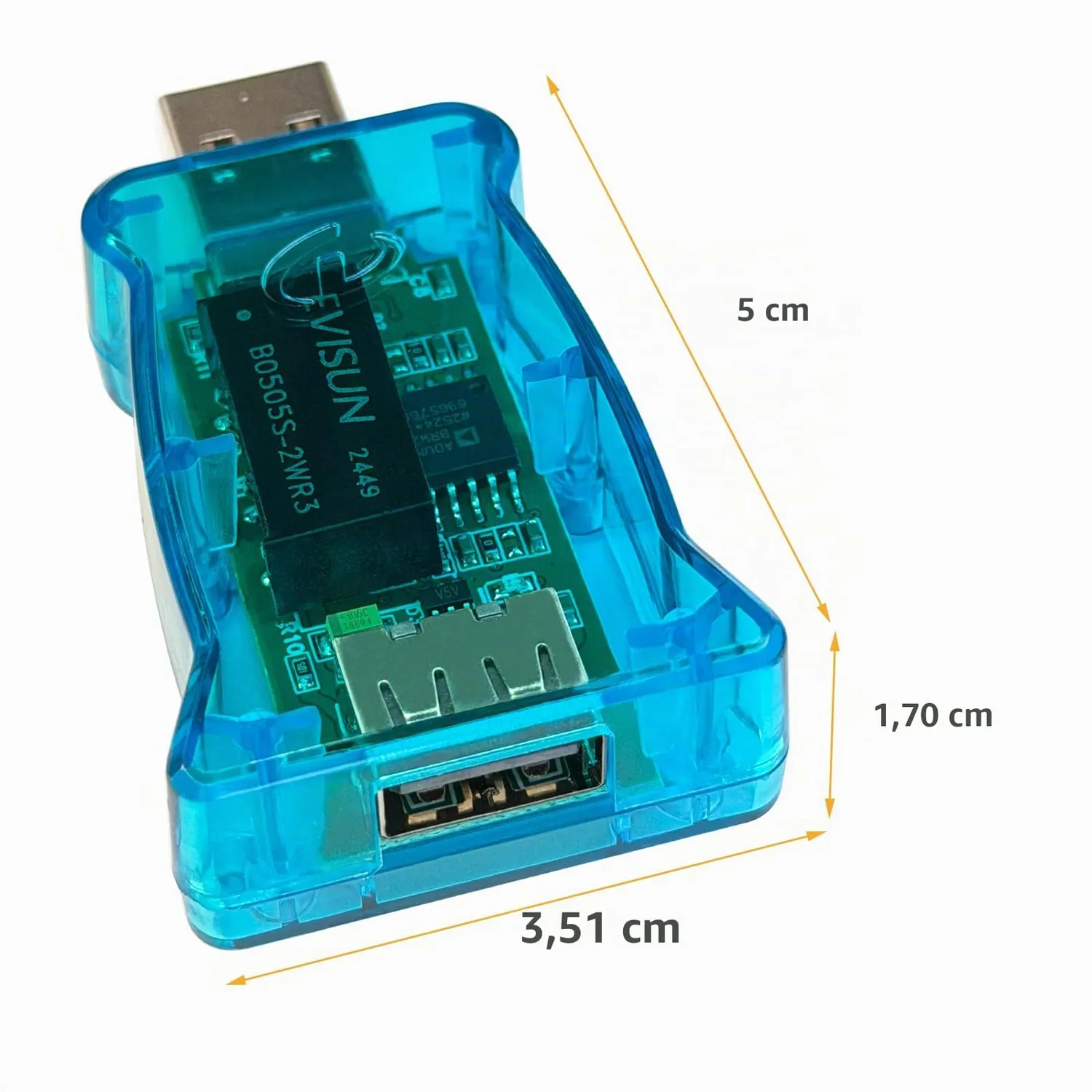 DSD TECH SH-G01A isolateur USB ADUM3160 12 Mbps bleu
