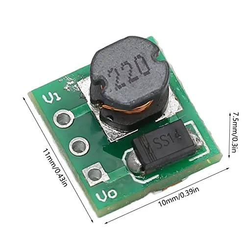 Garosa Convertisseur boost DC-DC 1,5-4,2V vers 5V 480mA