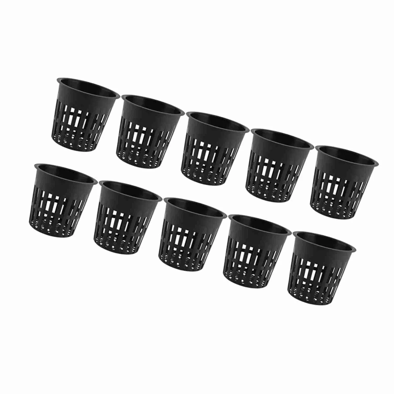 Garosa paniers hydroponiques 10 pièces noirs 10,8 cm réutilisables