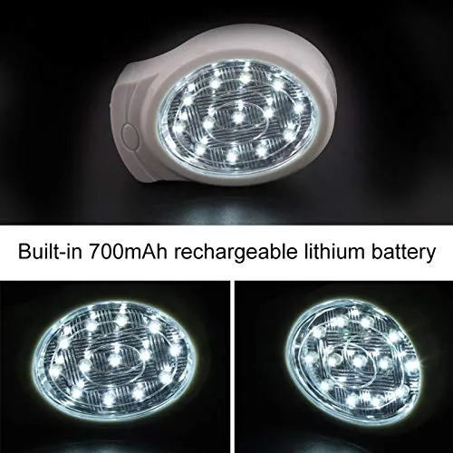 Garosa KG-913 lampe de secours LED 13 LED batterie 700 mAh prise UE